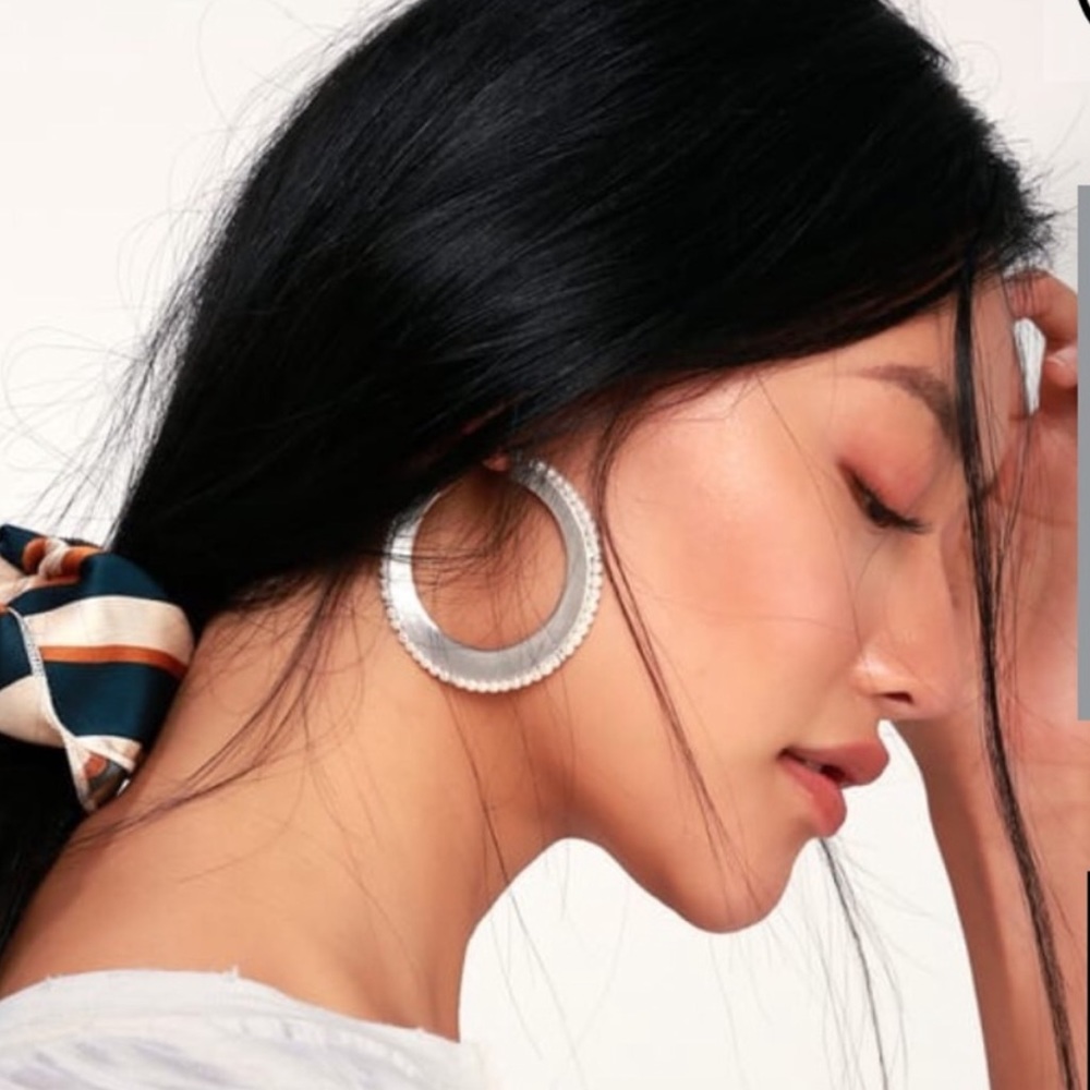 Brand New Hoops and Pearls